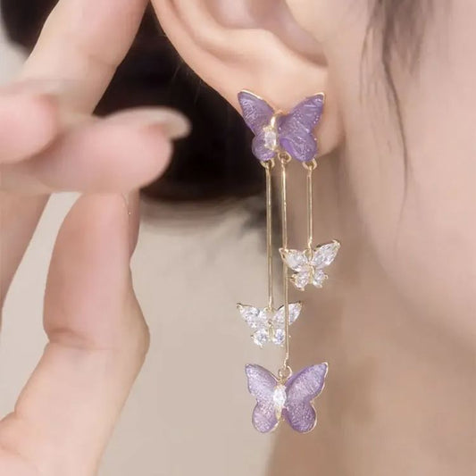✨ boucles d'oreilles en papillon