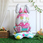 🎉 Ballons 3D sur Pied pour Pâques – Géants Lapin/Carotte/Poussin/Œuf – Décoration Festive, Gonflage à l'Air & Parfait pour Enfants/Jardin 🌷