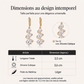 ✨ Boucles d'Oreilles Asymétriques Spirale & Goutte – Cristaux Lumineux & Hélice Dorée ! 💫 Design Allongeant – Parfait pour les Soirées & Fêtes. 🌟 Pierres Premium Scintillantes – Achetez 3 pour 10% de Réduction Supplémentaire ! 🛍️