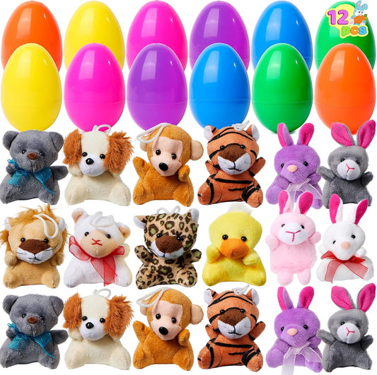 🎁Oster-Hot-Sale 49% RABATT😍Vorgefüllte Ostereier, gefüllt mit Plüschtieren