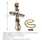 ✝️Pendentif Saint Jésus Béni - Design Élégant en Acier Inoxydable, Symbole de Foi et de Protection, Idéal pour Cadeau📿✨
