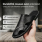📢📢Dernier jour -50% de réduction !!⏰Chaussons Homme en Similicuir à Bout Fermé