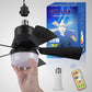 💡🪭 Ventilateur 2 en 1 Portable 2026 | Lumière + Télécommande | Qualité Premium Inégalée ✨