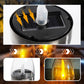 ✨6Pack Solar Power Bougies chauffe-plat d'extérieur sans flamme scintillantes IP65 étanches Lampe de table LED Bougies avec capteur crépusculaire pour lanterne Jardin Camping Fête Décorations d'intérieur Couleur chaude