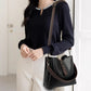 Geräumige Crossbody-Tasche aus PU-Leder mit mehreren Fächern
