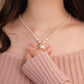 🔥Heißer Verkauf 50% OFF🔥Vintage Elegante Zirkonia Imitation Perlenkette & Ohrringe