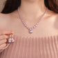 🔥Heißer Verkauf 50% OFF🔥Vintage Elegante Zirkonia Imitation Perlenkette & Ohrringe