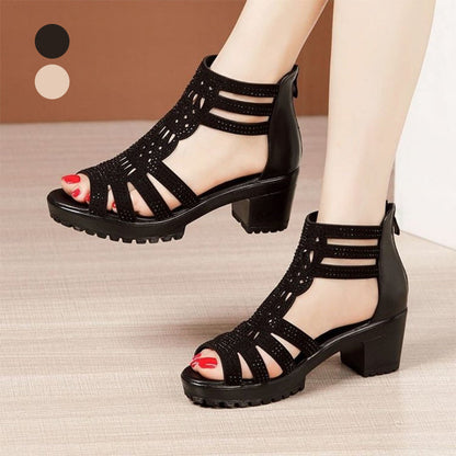 👡 50% DE RÉDUCTION! 🌸 Sandales Antidérapantes à Talons Hauts pour Femmes – Stables, Élégantes & Parfaites pour Toute Occasion 🌟
