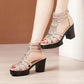 👡 50% DE RÉDUCTION! 🌸 Sandales Antidérapantes à Talons Hauts pour Femmes – Stables, Élégantes & Parfaites pour Toute Occasion 🌟