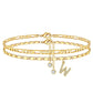📢50 % de réduction !! 🌹Bracelet de cheville dorée superposé pour femmes