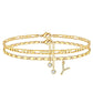 📢50 % de réduction !! 🌹Bracelet de cheville dorée superposé pour femmes