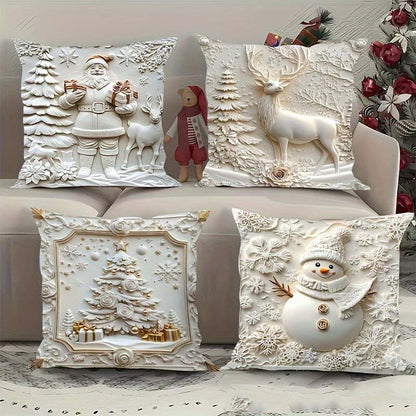 🎅Des idées cadeaux de Noël géniales !🎁 Housses de coussin sur le thème de Noël🛋️