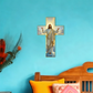 🔥Décoration murale rétro avec croix représentant Jésus-Christ