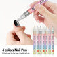 🎄 Promotion Exceptionnelle de Noël🎁Kit de 12 Stylos Professionnels pour Nail Art