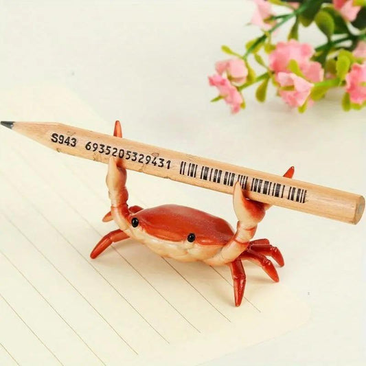 Porte-stylos en forme de crabe mignon