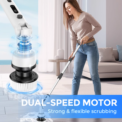 💐50% DE RÉDUCTION ! Brosse Électrique Extensible – Atteint Tous les Recoins sans Effort 🦒✨【Offre Limitée】