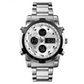 📢📢50% DE RÉDUCTION !! ⏰ Montre Analogique-Numérique Militaire Étanche pour Hommes – 48mm, Multifonction & Bracelet en Acier Inoxydable ! 🕰️💪