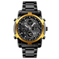 📢📢50% DE RÉDUCTION !! ⏰ Montre Analogique-Numérique Militaire Étanche pour Hommes – 48mm, Multifonction & Bracelet en Acier Inoxydable ! 🕰️💪