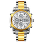 📢📢50% DE RÉDUCTION !! ⏰ Montre Analogique-Numérique Militaire Étanche pour Hommes – 48mm, Multifonction & Bracelet en Acier Inoxydable ! 🕰️💪