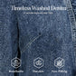 🧥 PROMO LIMITÉE 50% DE RÉDUCTION ! ✨ Veste Jean Femme – Volants, Ouverture, Léger, Décontracté ✨