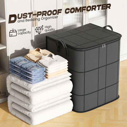 📢📢50% DE RÉDUCTION !! ⏰ Housse de Protection pour Couette & Linge de Lit – Grande Capacité, Tissu Non Tissé Résistant & Design Pliable pour Un Rangement Optimisé 🌿