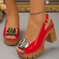 👠 59% DE RÉDUCTION ! Sandales à Boucle Chic – Talons Stables & Look Raffiné ✨💖【Prix Exceptionnel】