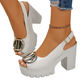 👠 59% DE RÉDUCTION ! Sandales à Boucle Chic – Talons Stables & Look Raffiné ✨💖【Prix Exceptionnel】