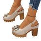 👠 59% DE RÉDUCTION ! Sandales à Boucle Chic – Talons Stables & Look Raffiné ✨💖【Prix Exceptionnel】