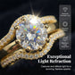 💍Promotions sur les bagues — 53 % de réduction 💍Bague ouverte 2-en-1 dorée avec zircone