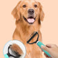 🐾✨🐶 OFFRE SPÉCIALE -50% ! Brosse de Toilettage Double Face pour Chiens & Chats – 2 Côtés, Manche Ergonomique & Facile à Nettoyer (Orange/Vert)