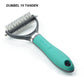 🐾✨🐶 OFFRE SPÉCIALE -50% ! Brosse de Toilettage Double Face pour Chiens & Chats – 2 Côtés, Manche Ergonomique & Facile à Nettoyer (Orange/Vert)