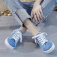 👟 50% DE RÉDUCTION! 👖 Baskets Mules en Jean pour Femme – Enfiler Facile, Semelle Confortable & Parfaites Pour Un Look Décontracté Et Estival ☀️