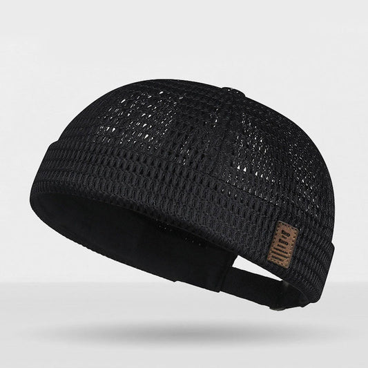 📢⏰🧢 PROMO -50% ! Casquette Légère en Maille Respirante sans Visière – Style Docker, Réglable 55-60 cm (5 Couleurs)