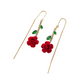 💐60% DE RÉDUCTION ! Boucles Tige Cristal – Élégance Quotidienne & Look Féminin 🦢🌸【Offre Limitée】