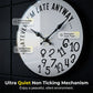 🕰️ 50 % DE RÉDUCTION ! 🎨 Horloge murale décorative et originale avec des chiffres dépareillés – Unique, silencieuse et parfaite pour le salon ou la cuisine 🏠