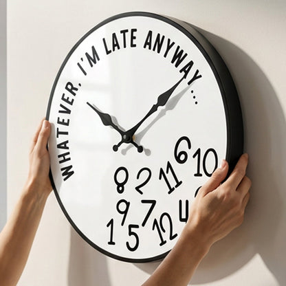 🕰️ 50 % DE RÉDUCTION ! 🎨 Horloge murale décorative et originale avec des chiffres dépareillés – Unique, silencieuse et parfaite pour le salon ou la cuisine 🏠