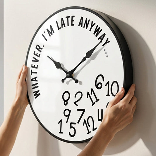 🕰️ 50 % DE RÉDUCTION ! 🎨 Horloge murale décorative et originale avec des chiffres dépareillés – Unique, silencieuse et parfaite pour le salon ou la cuisine 🏠