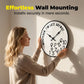 🕰️ 50 % DE RÉDUCTION ! 🎨 Horloge murale décorative et originale avec des chiffres dépareillés – Unique, silencieuse et parfaite pour le salon ou la cuisine 🏠