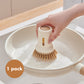 📢📢50 % DE RÉDUCTION !! ⏰Ensemble de brosses à casserole pivotables à suspendre – Brosses de nettoyage facile pour casseroles, poêles et éviers