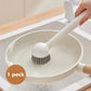 📢📢50 % DE RÉDUCTION !! ⏰Ensemble de brosses à casserole pivotables à suspendre – Brosses de nettoyage facile pour casseroles, poêles et éviers