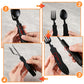 🍴 PROMO LIMITÉE 50% DE RÉDUCTION ! ✨ Couvert Multifonction 4 en 1 – Extérieur, Pliable, Léger ✨