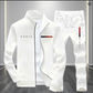 🧥 50% DE RÉDUCTION 🎨 Ensemble homme 2 pièces – Veste zippée & pantalon imprimé, tissu doux & coupe décontractée – Style urbain, confortable & parfait pour le quotidien ou les voyages 👔
