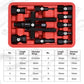 🔧 50% DE RÉDUCTION ⏰ Kit de 10 outils pour extraire les roulements de moto – Acier traité, usage polyvalent & étui de rangement – idéal pour atelier ou entretien à domicile 🏍️