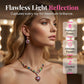 💎 Dernier Jour -50% ! ✨ Parure Bijoux Cœur Scintillant – Cristal Synthétique – Collier 31–40 cm + Boucles d’Oreilles – Noir/Multicolore – Élégante et Légère 💖