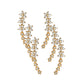 ✨ 50% DE RÉDUCTION MAINTENANT ! 🌟 Boucles d'oreilles grimpeuses étoile fleur en strass – Cristaux scintillants, design remontant confortable – parfaites pour le glamour quotidien ou les occasions spéciales 🌸