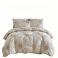 🛏️ 50% DE RÉDUCTION ✨ Parure de housse de couette à plis pincés – Design élégant & finition raffinée – Tissu doux, respirant & lavable – parfaite pour une chambre chic et confortable 🌙🌸