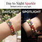 💎 PROMO EXCEPTIONNELLE 50% DE RÉDUCTION ! 🌸 Bracelet Tennis Multicolore Élégant pour Femme – Strass & Finition Dorée – Lumineux, Raffiné & Polyvalent – Parfait pour le Quotidien ou les Occasions Spéciales ✨💖🌿