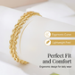 📢📢50% OFF !! ⏰Elegant Gold Double-Layer Link Bracelet