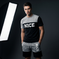 📢📢-50% !! ⏰Ensemble T-Shirt et Short Color Block pour Homme