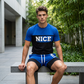 📢📢-50% !! ⏰Ensemble T-Shirt et Short Color Block pour Homme